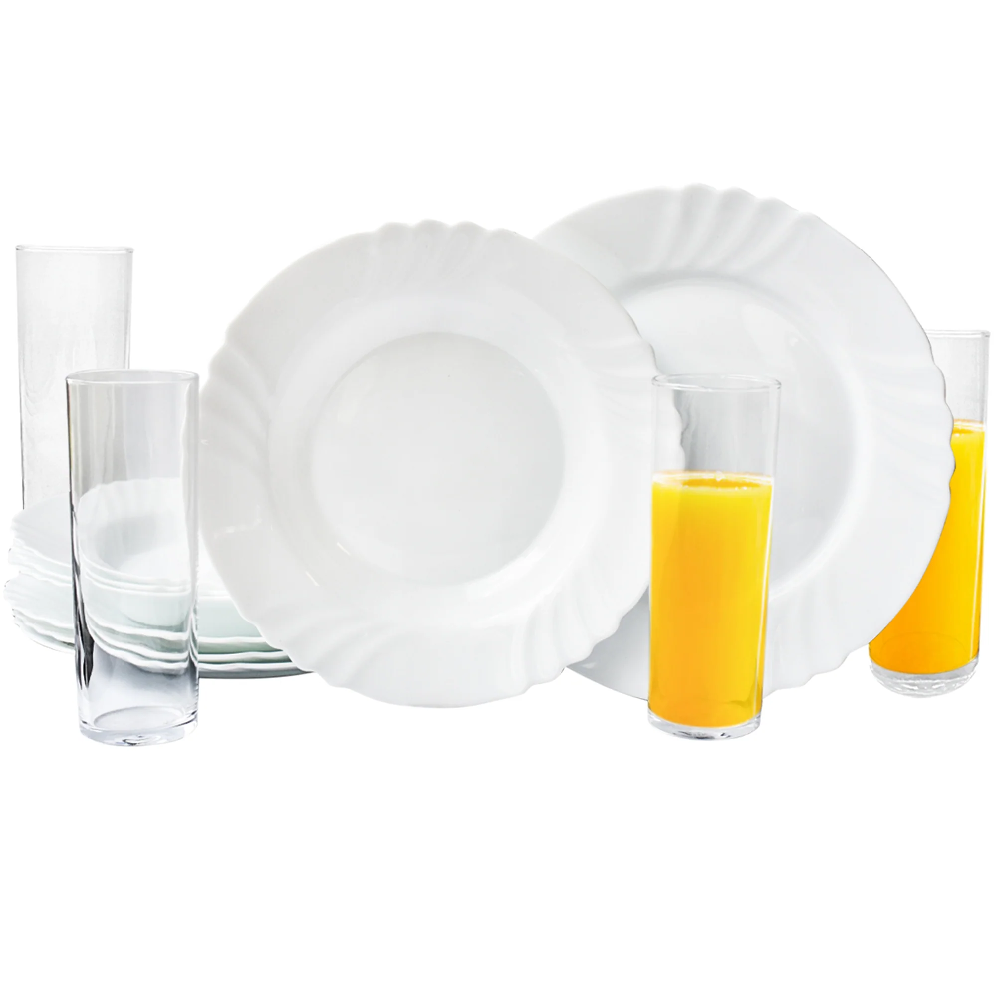 Vajilla Bormioli Rocco Vintage Ebro Vidrio Opal 12pz