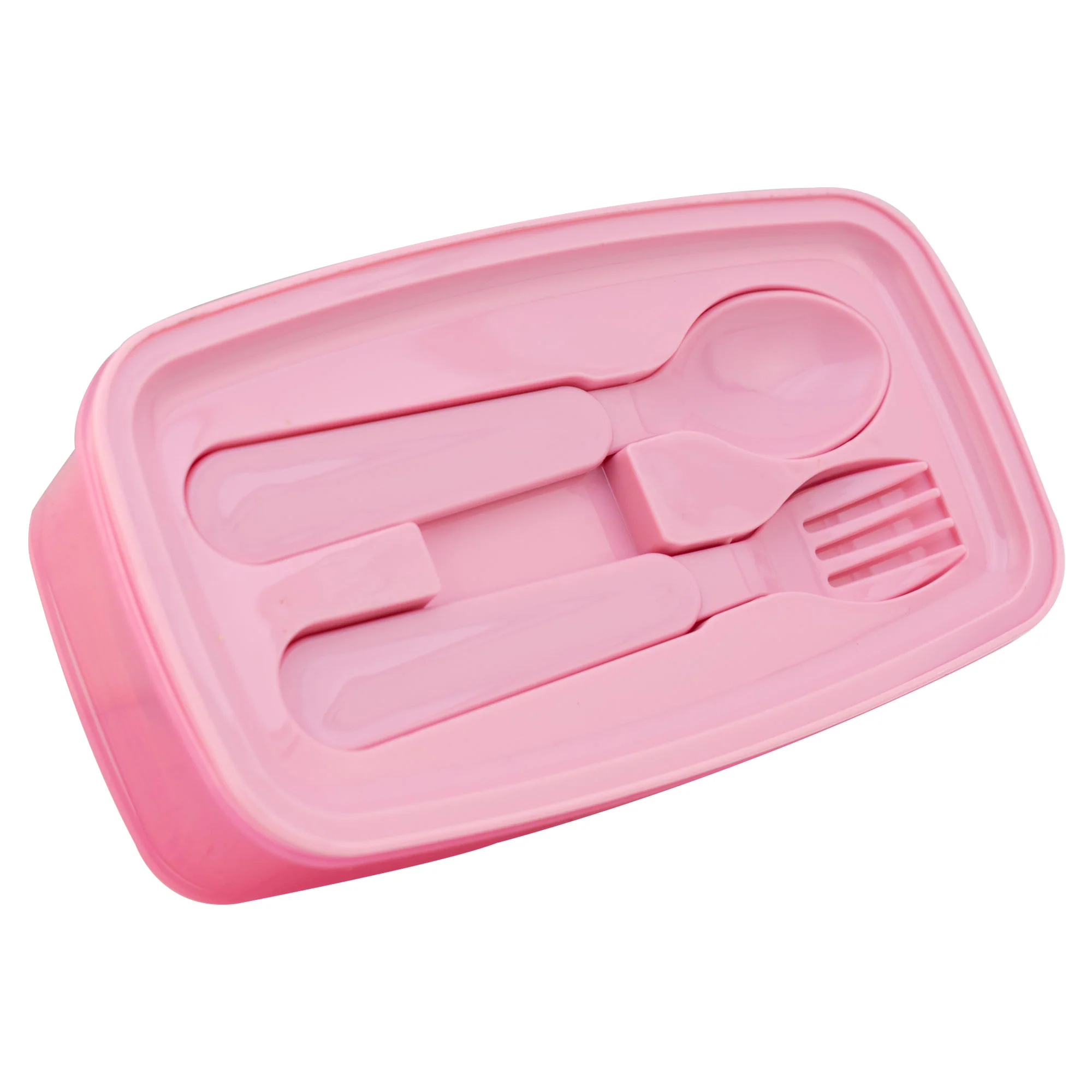 Juego de 2 Contenedores Lunch Box con Cubiertos Personajes Animados - Imagen 5