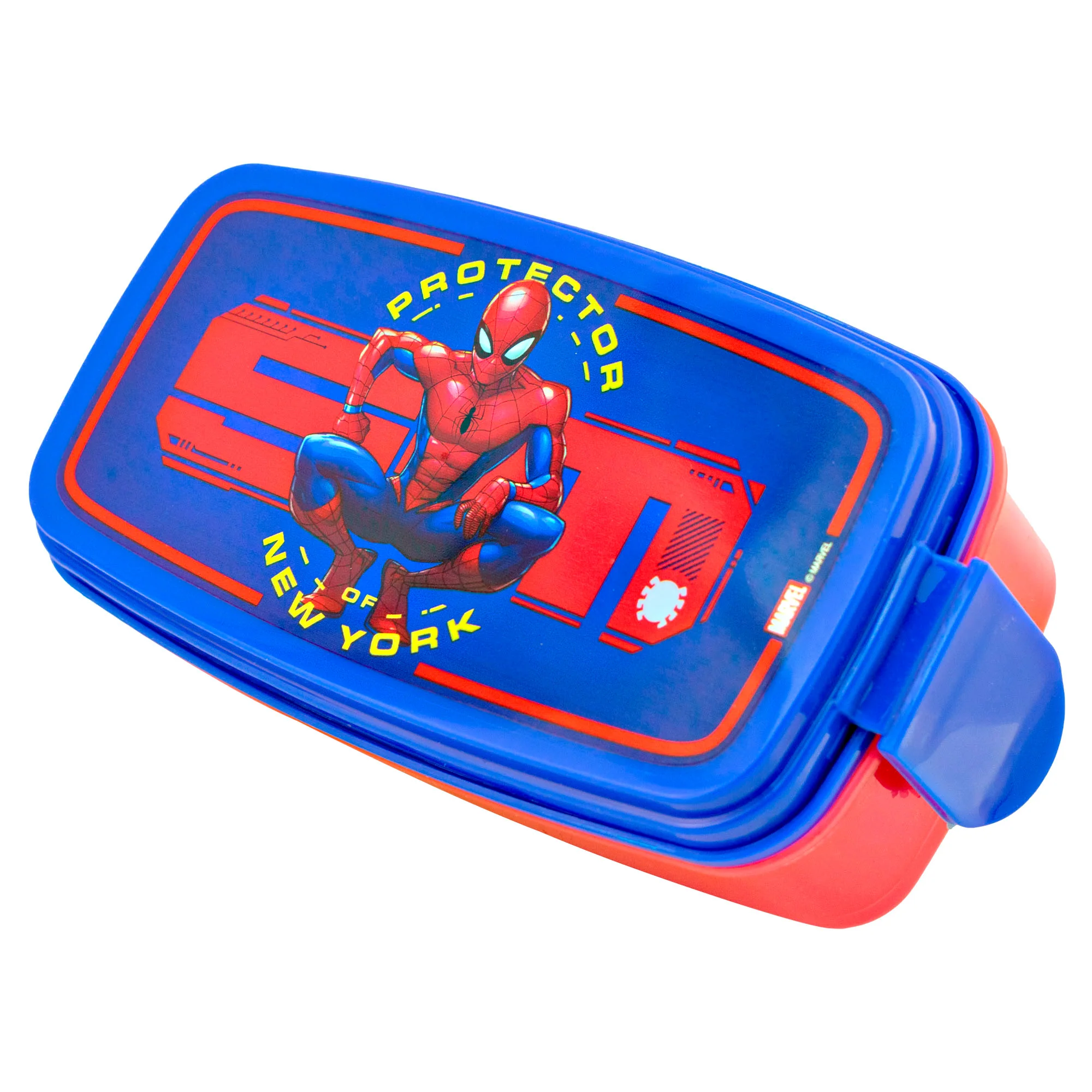 Juego de 2 Contenedores Lunch Box con Cubiertos Personajes Animados - Imagen 7