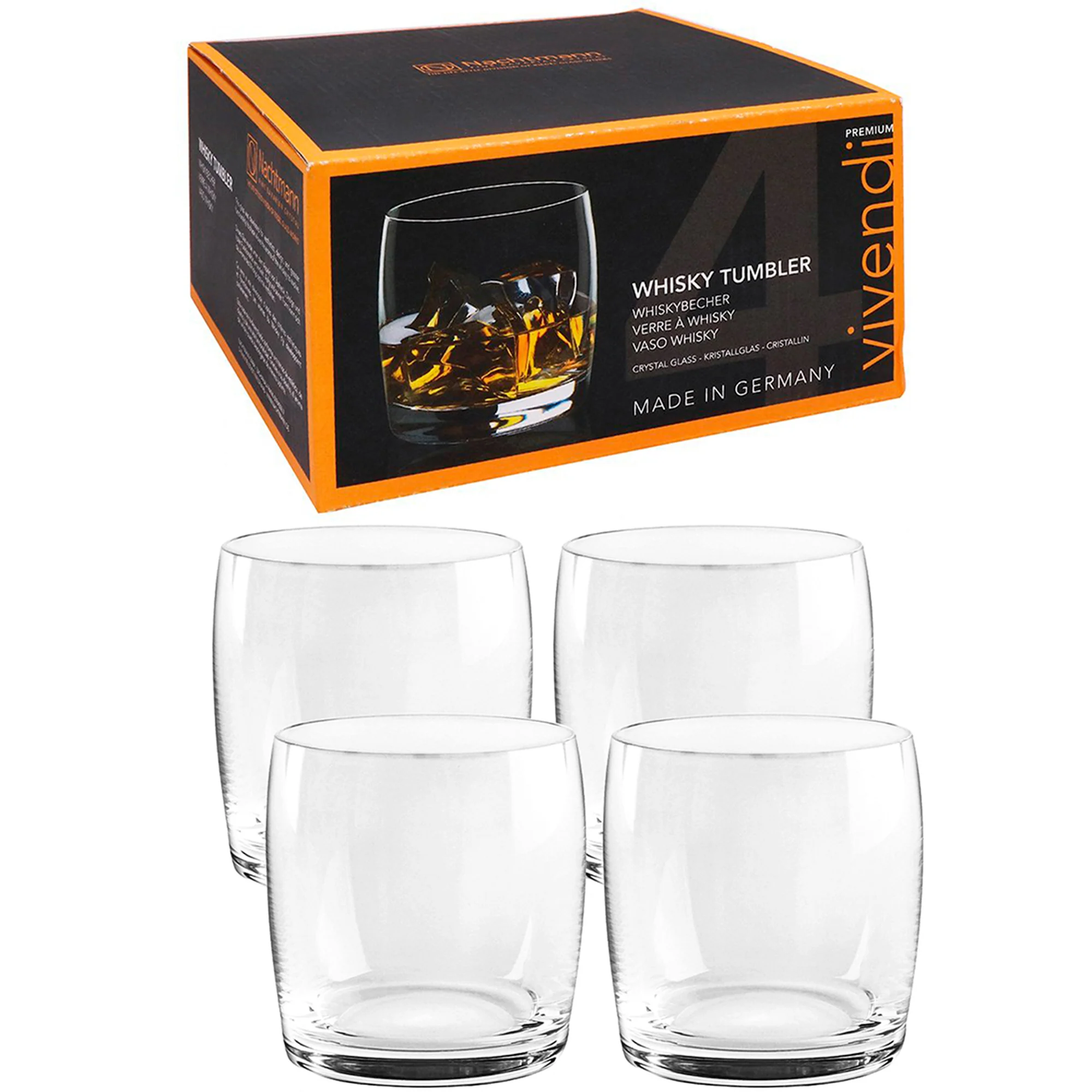 Vasos Whisky Nachtmann Vivendi Cristal 4pz 329ml - Imagen 4