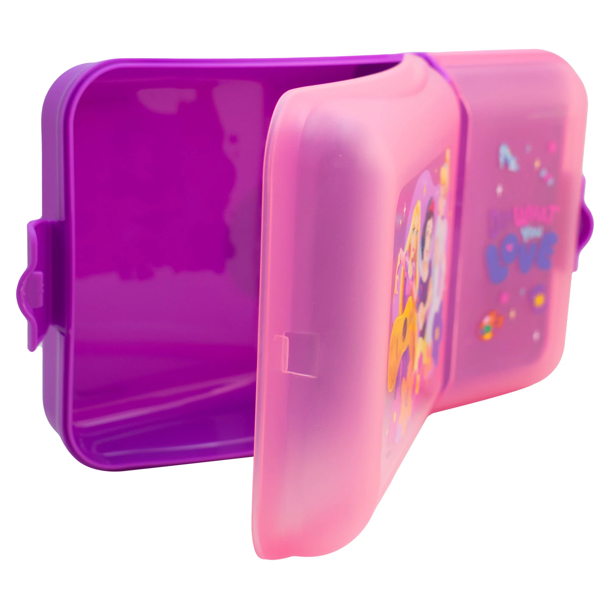 Contenedor para Alimentos Con 2 Divisiones Distintos Personajes - Imagen 7