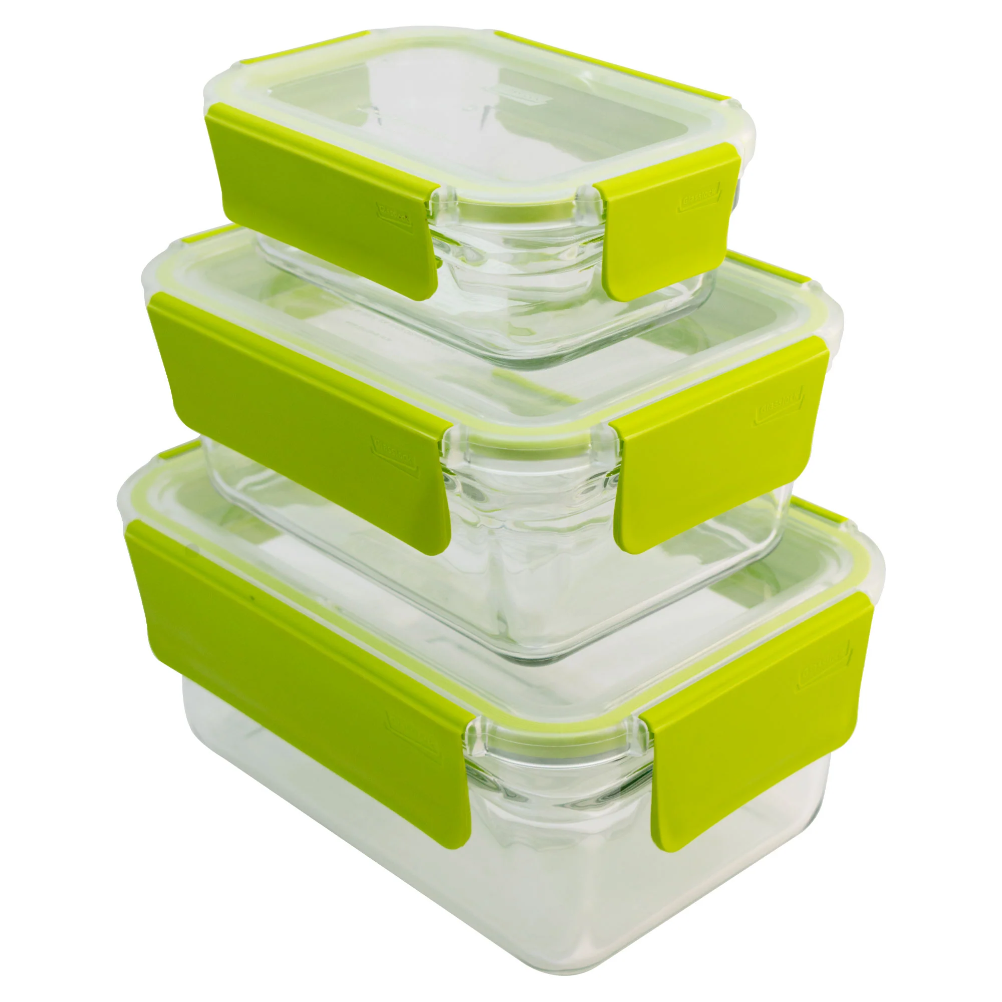 Juego De Herméticos Rectangulares Diferentes Colores