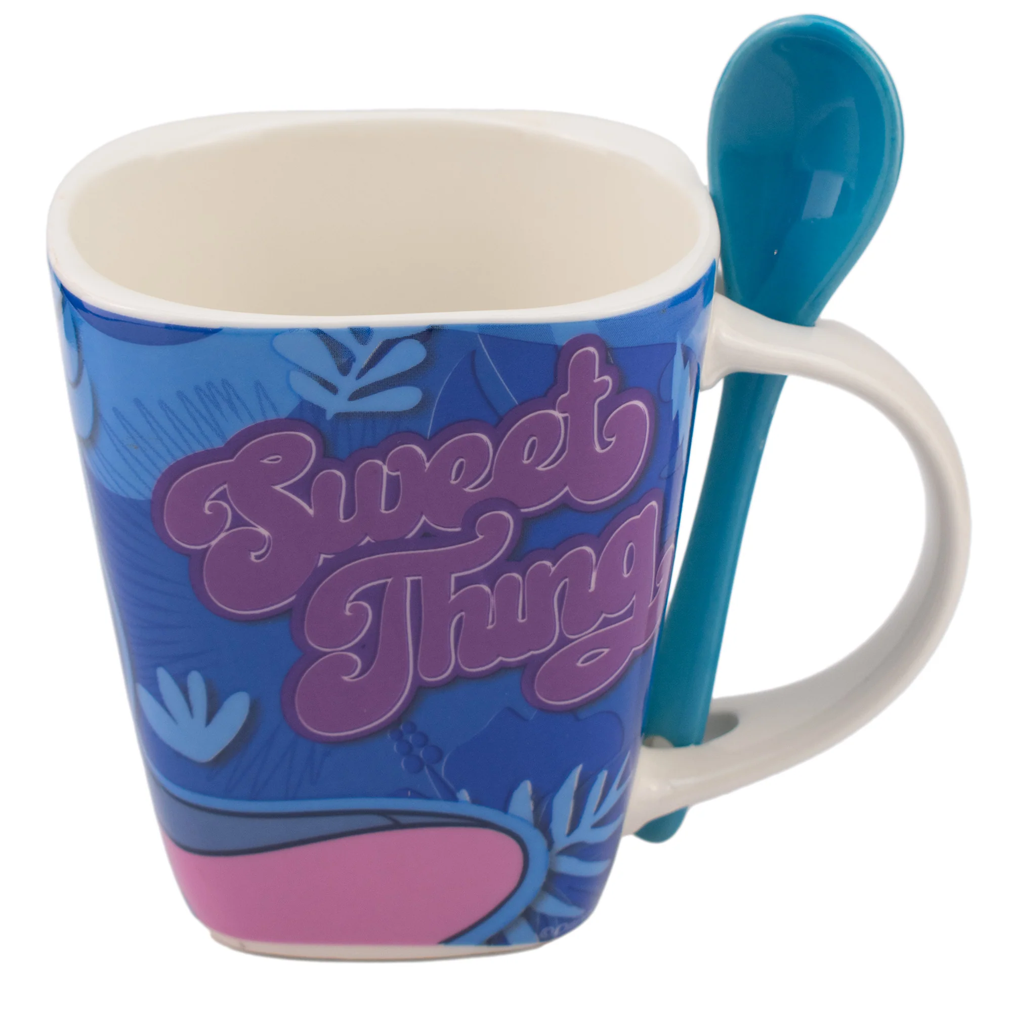 Taza de Cerámica con Cuchara Disney Stitch 440ml - Imagen 2