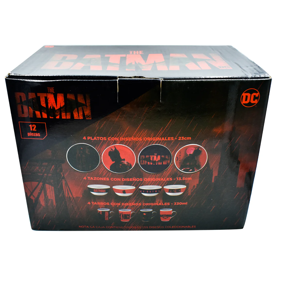 Vajilla de Porcelana con Tazas Fun Kids The Batman 12 pzas 4 personas - Imagen 7