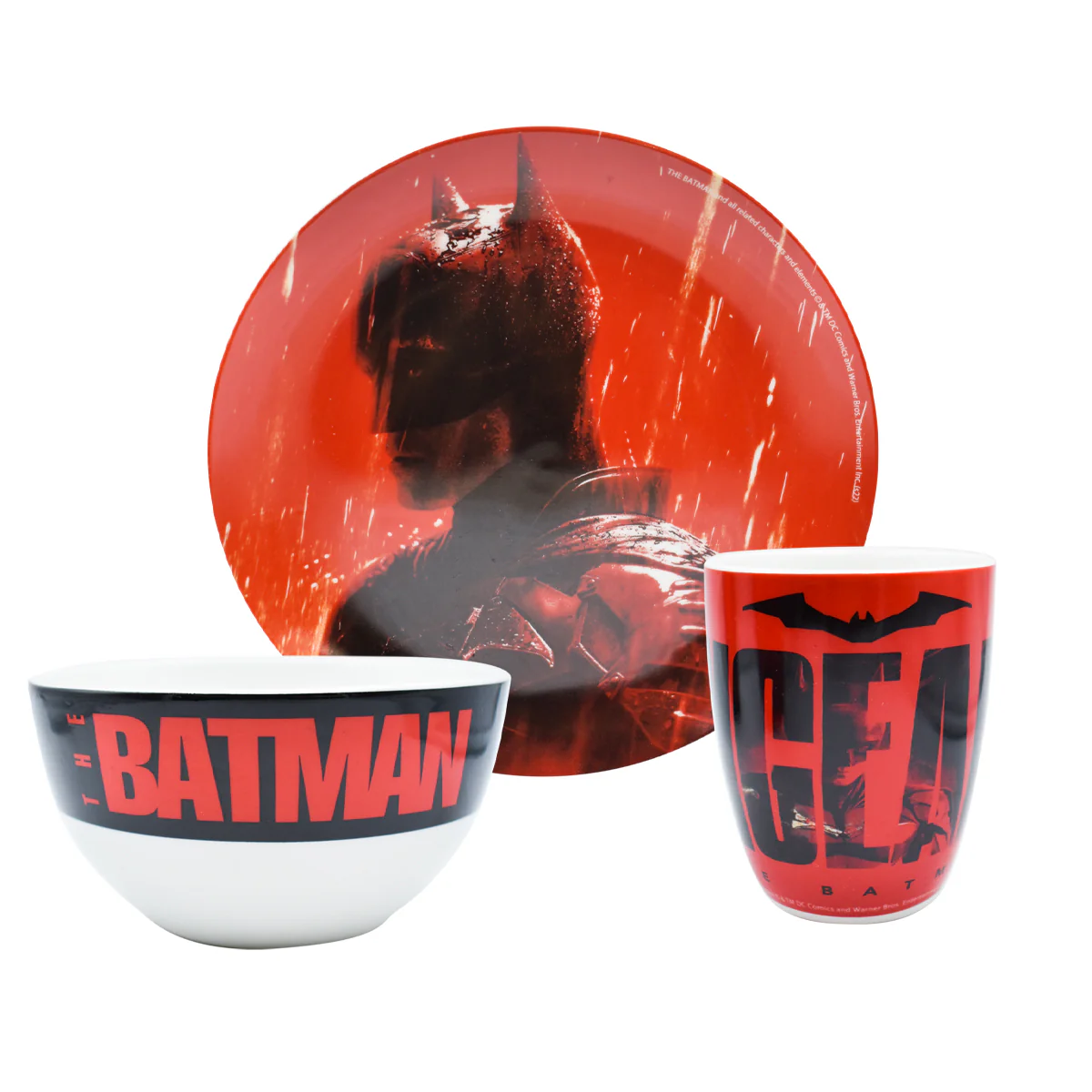 Vajilla de Porcelana con Tazas Fun Kids The Batman 12 pzas 4 personas - Imagen 5