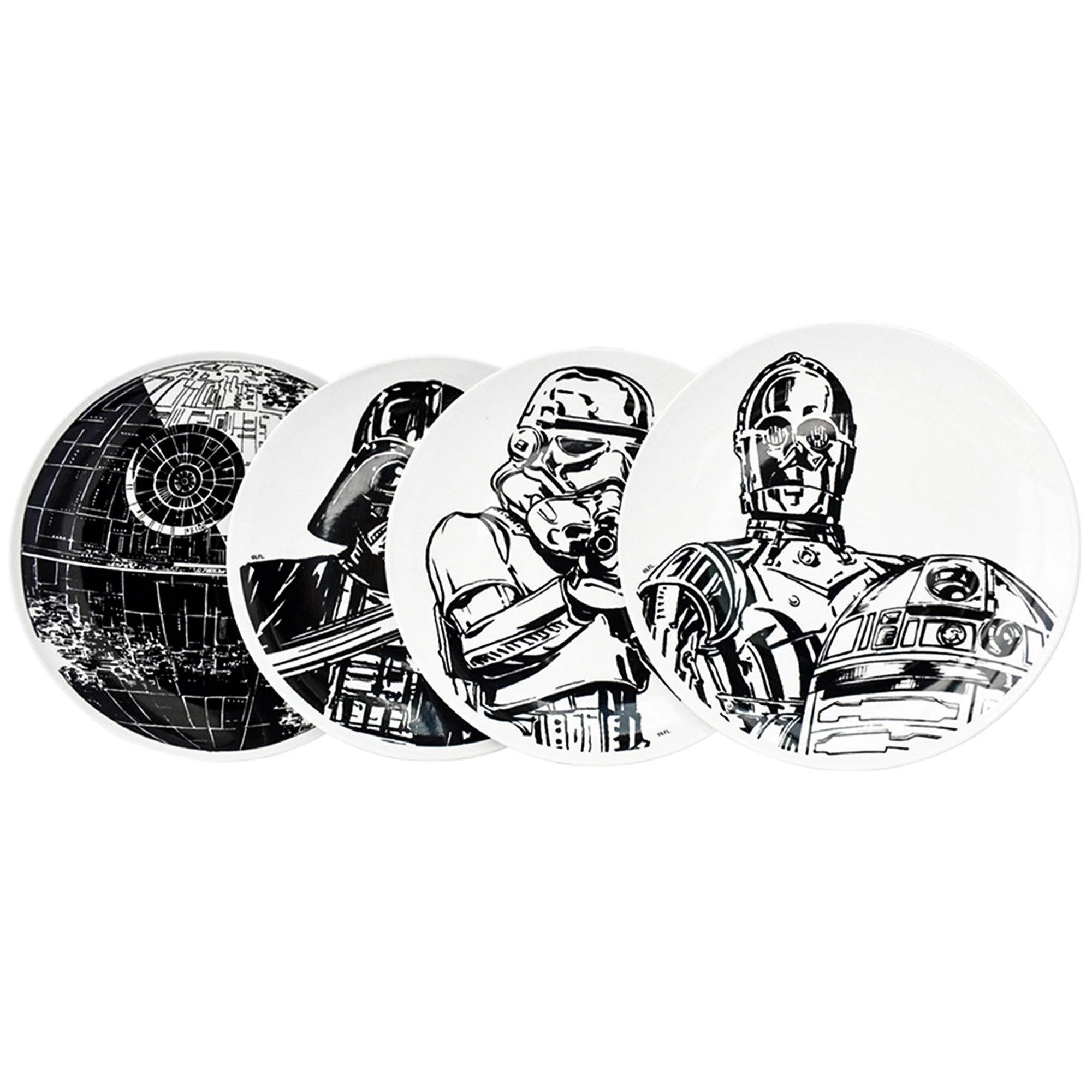 Vajilla de Porcelana Fun Kids Disney Star Wars 12pz - Imagen 2