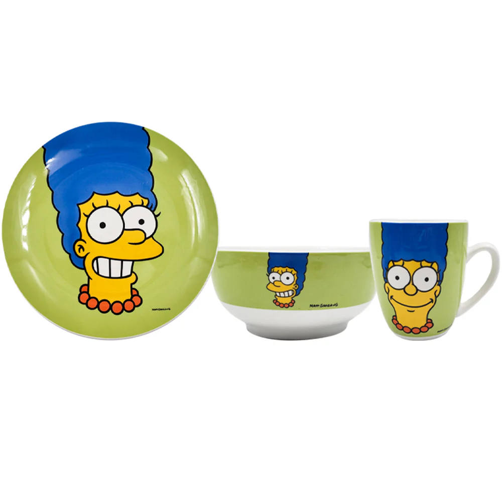Vajilla de Porcelana Fun Kids Los Simpson 12 piezas - Imagen 2