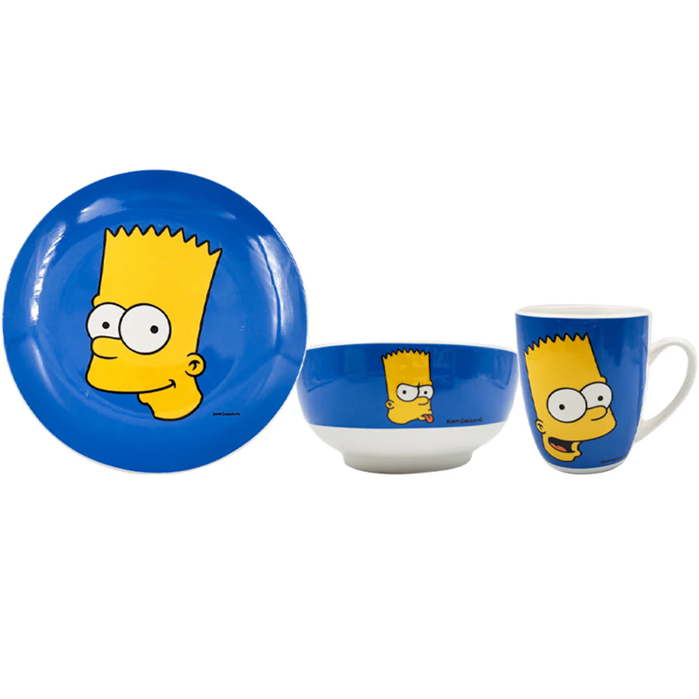 Vajilla de Porcelana Fun Kids Los Simpson 12 piezas - Imagen 4