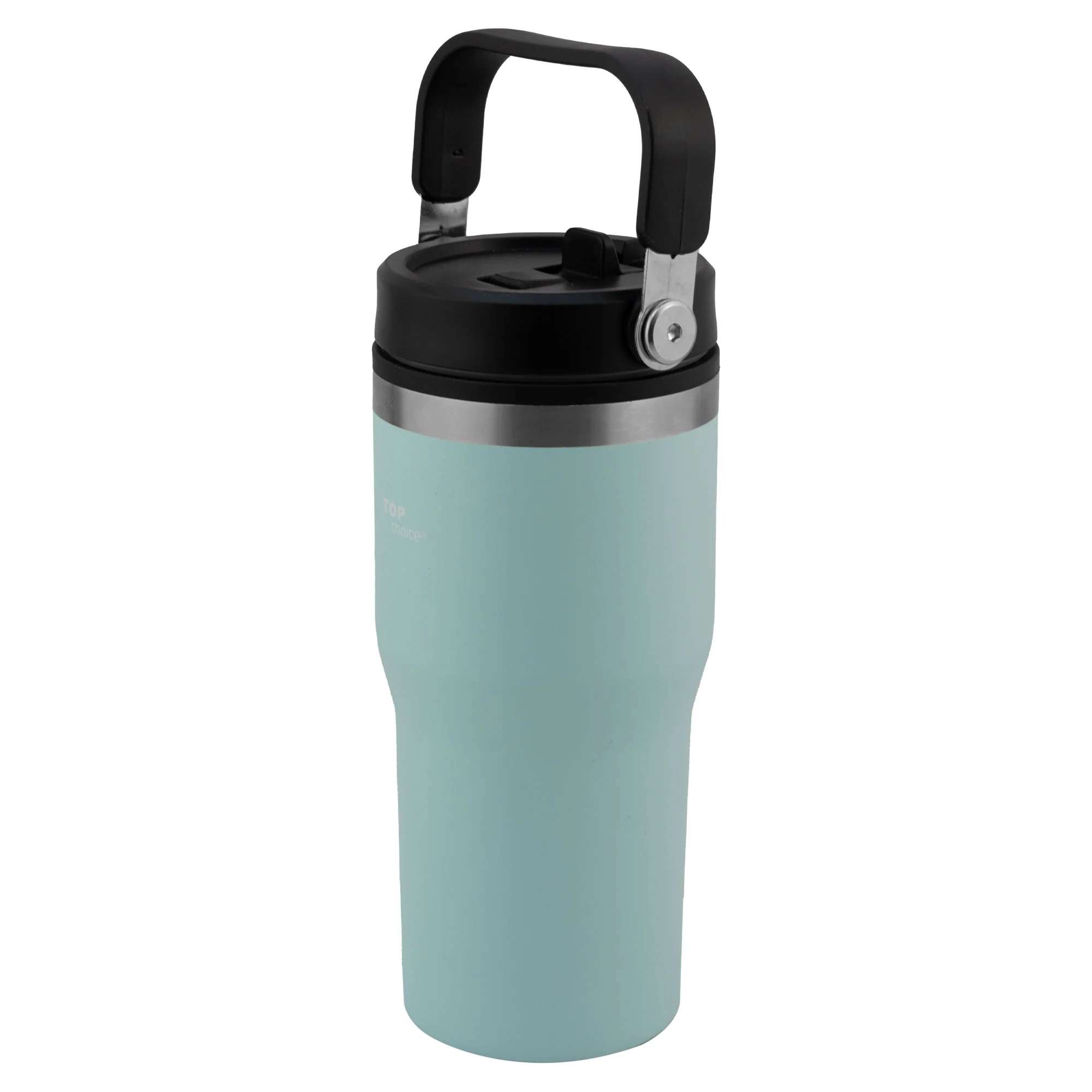 Termo de Acero Inoxidable con Doble Pared, Agarradera Y Popote 650ml - Imagen 5