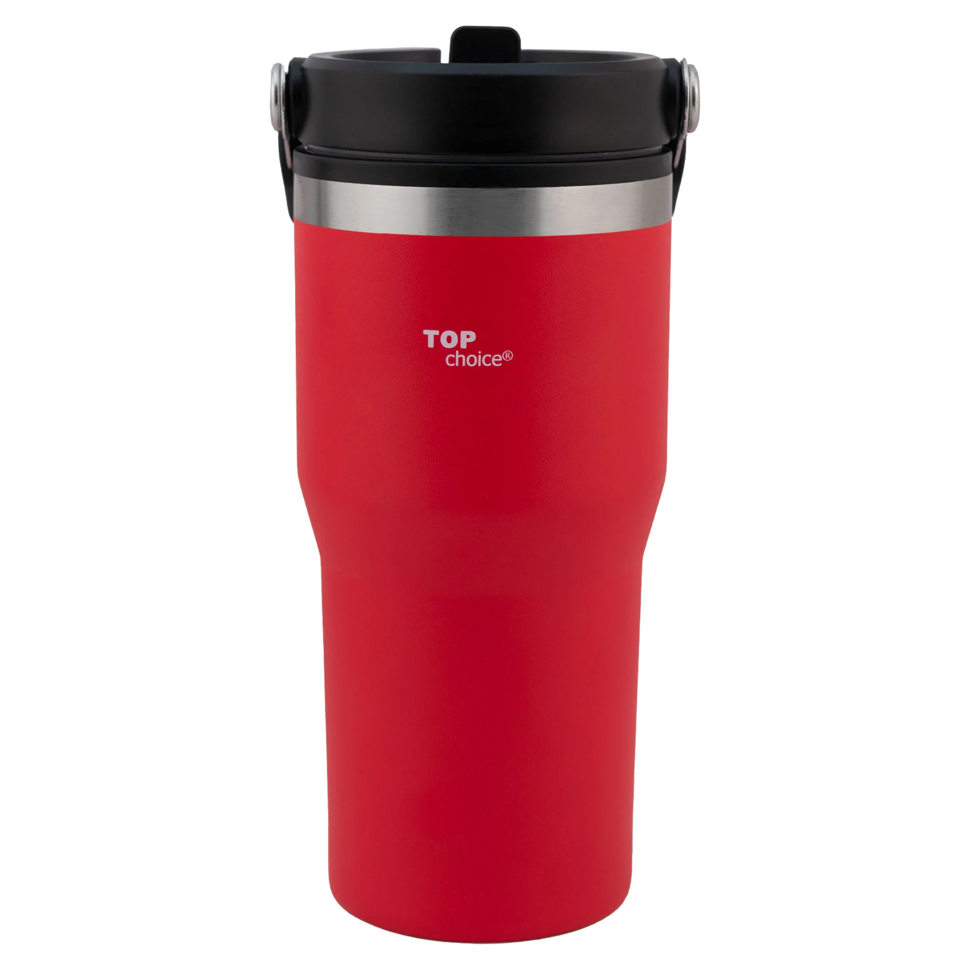 Termo de Acero Inoxidable con Doble Pared, Agarradera Y Popote 650ml - Imagen 2