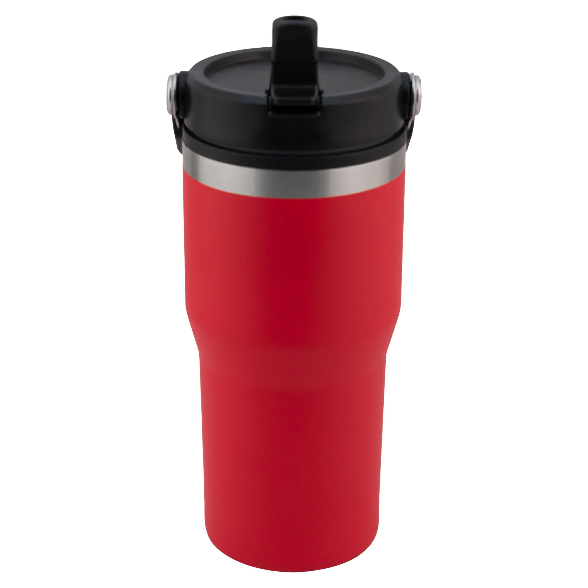 Termo de Acero Inoxidable con Doble Pared, Agarradera Y Popote 650ml - Imagen 3