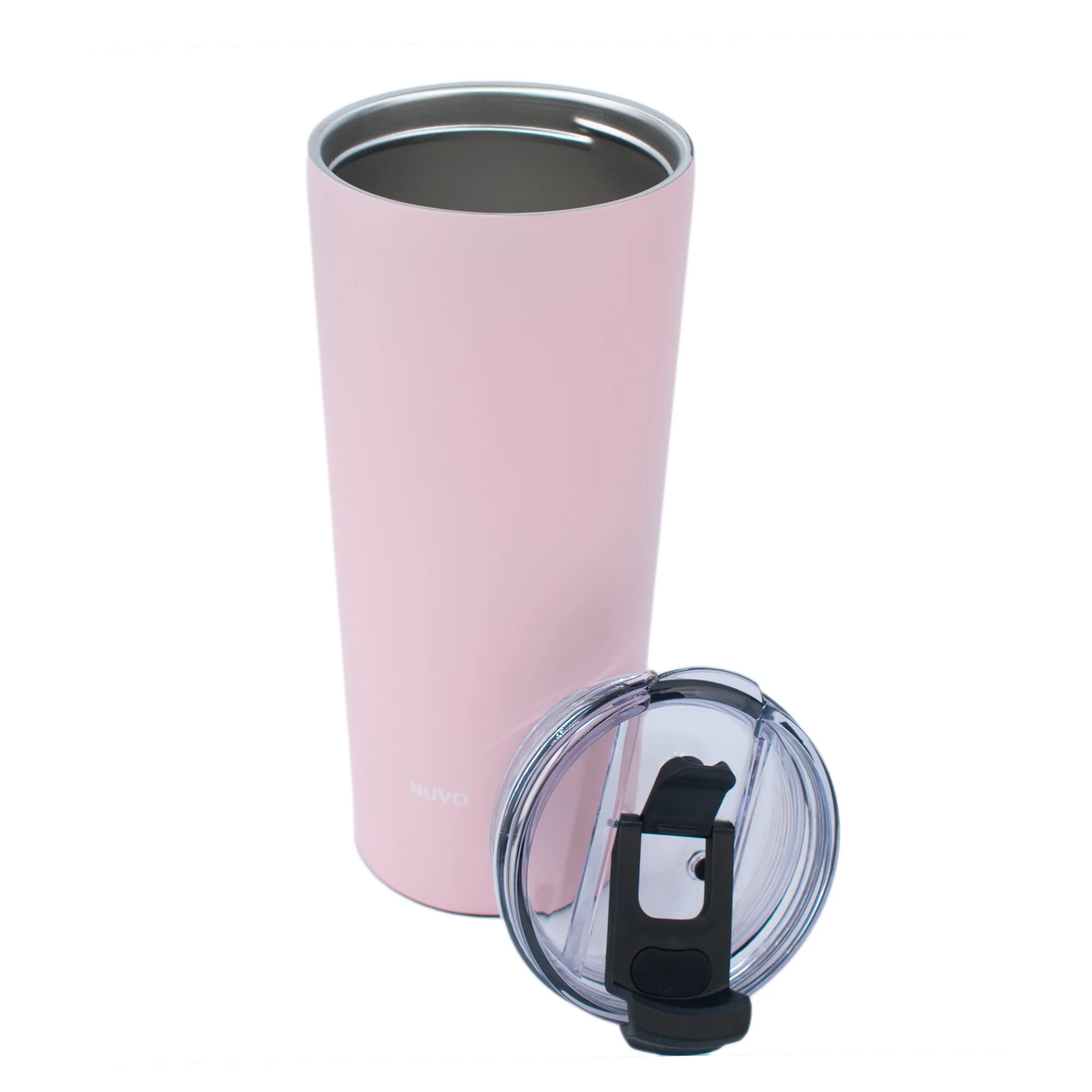 Termo de Acero Inoxidable con Doble Pared y Popote Incluido NUVÓ 600ml Distintos Colores - Imagen 4