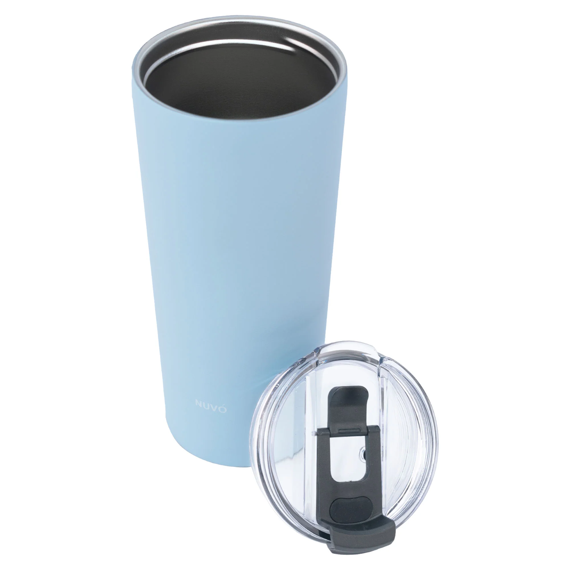 Termo de Acero Inoxidable con Doble Pared y Popote Incluido NUVÓ 600ml Distintos Colores - Imagen 8