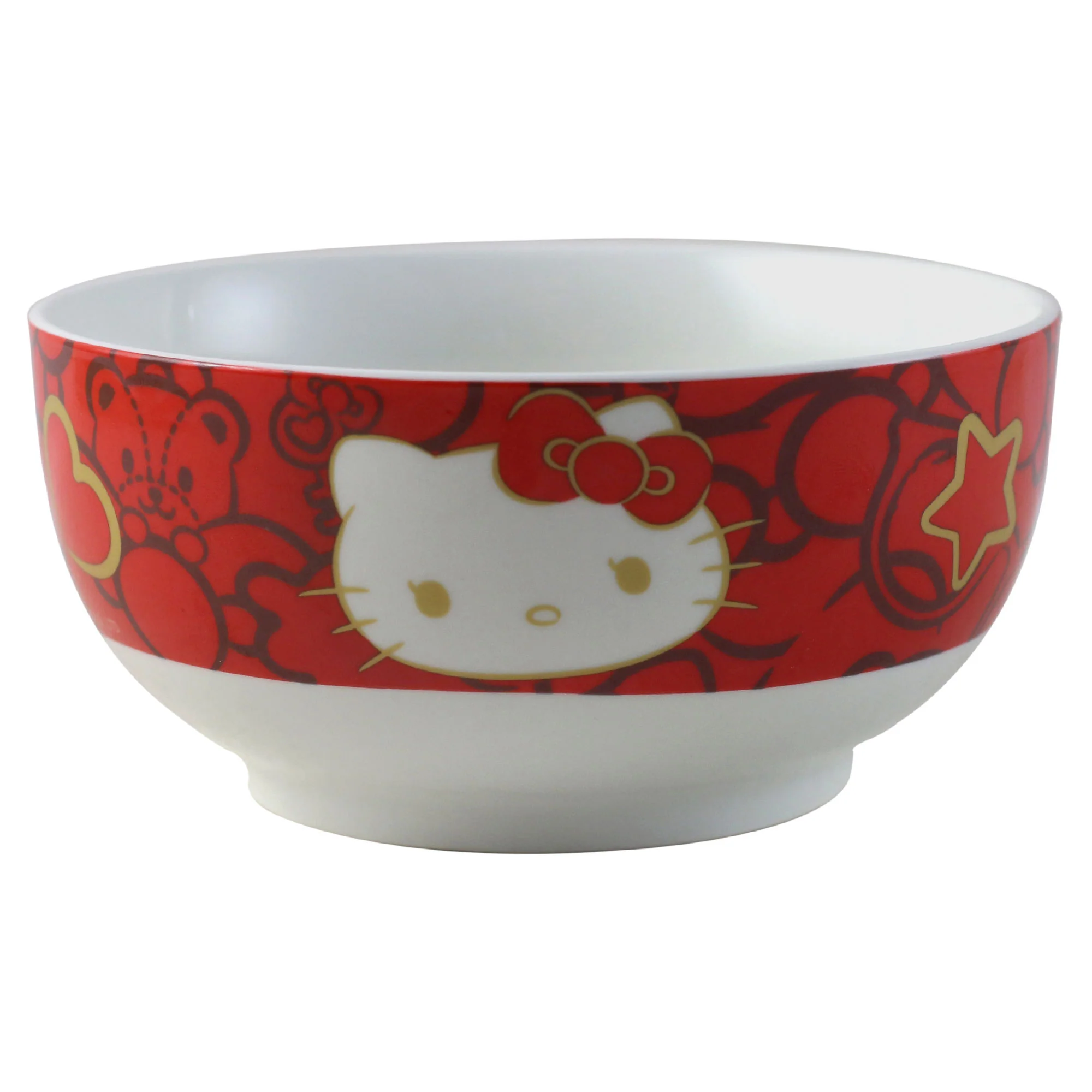 Vajilla De Porcelana Hello Kitty 50 Aniversario 12 Pzas - Imagen 4