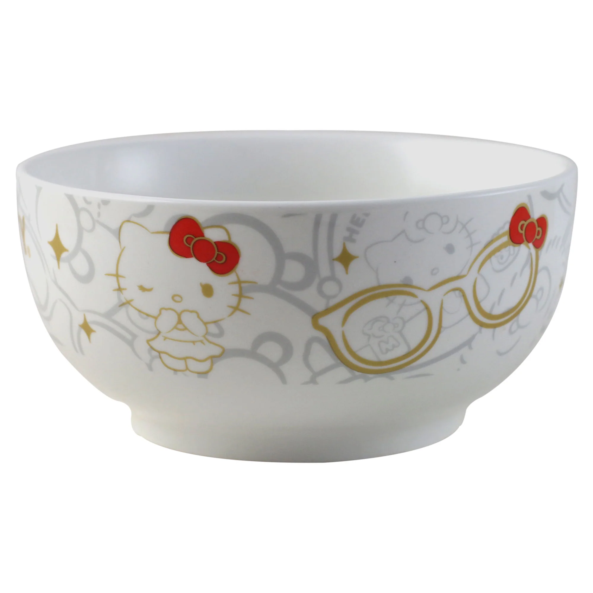 Vajilla De Porcelana Hello Kitty 50 Aniversario 12 Pzas - Imagen 3