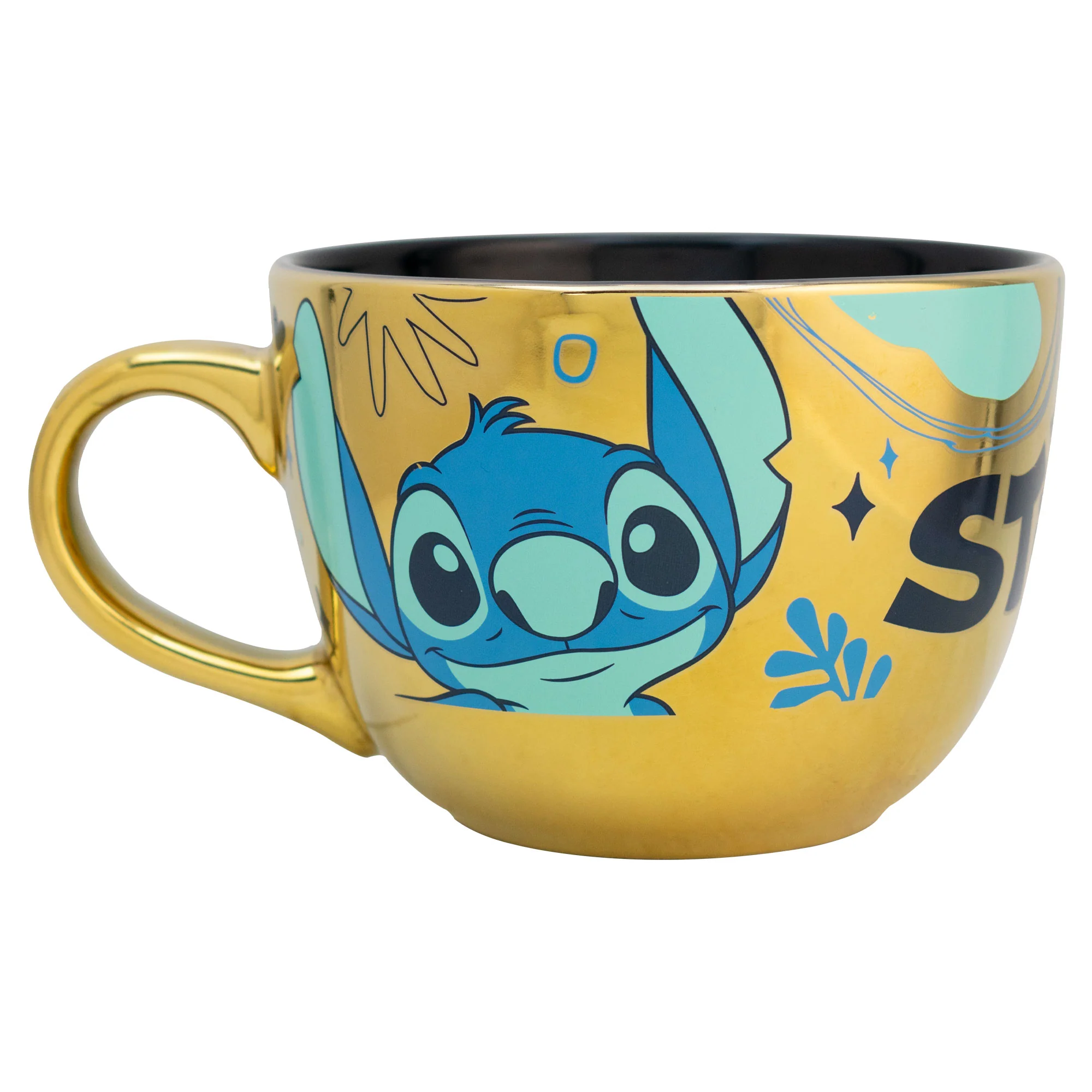 Taza de Cerámica Jumbo Fun Kids Metalizada Personajes Animados 710ml