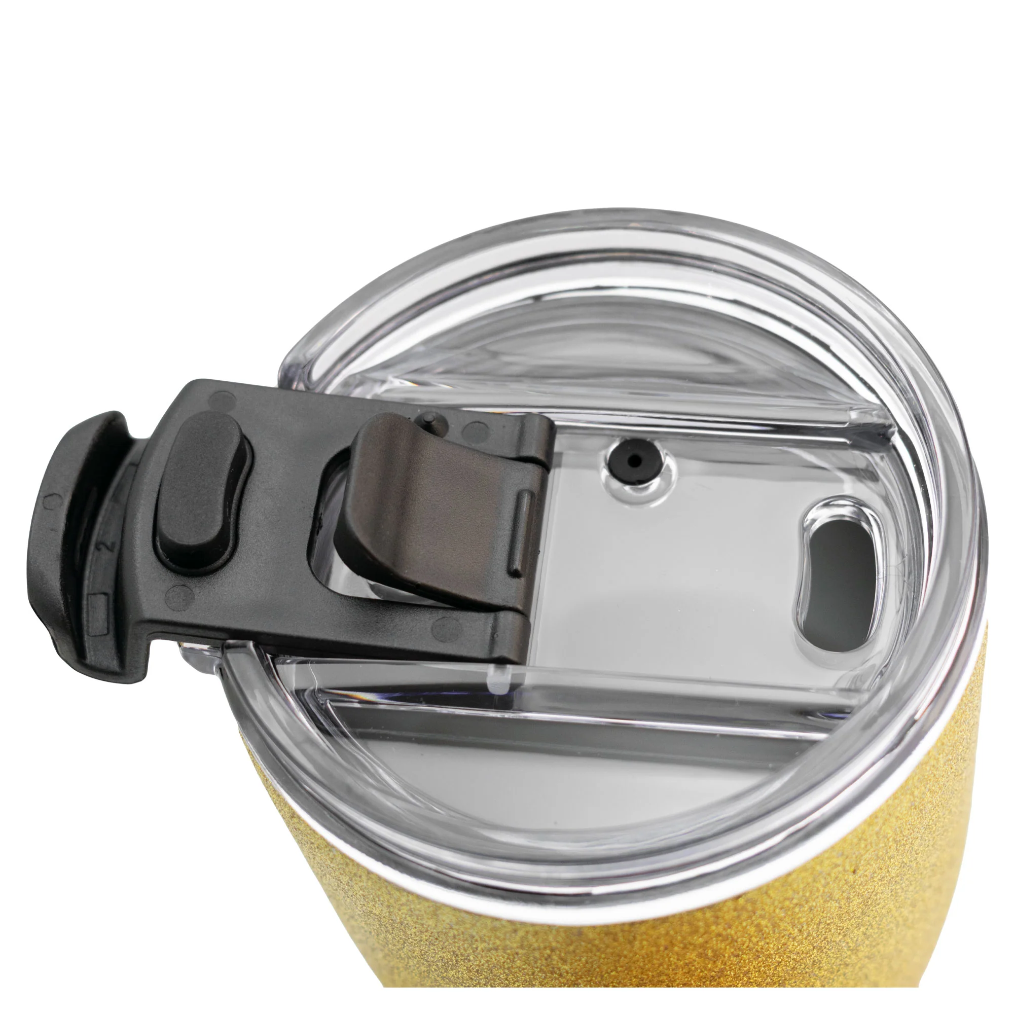 Termo de Acero Inoxidable con Doble Pared en Acabado Glitter NUVÓ 380ml - Imagen 4