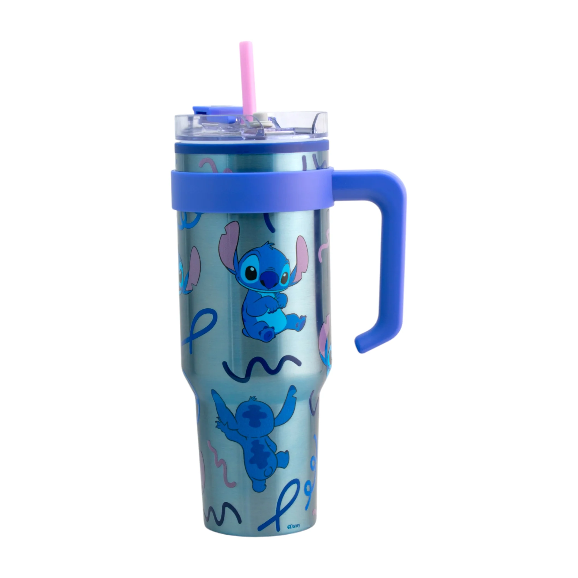 Termo de Acero Inoxidable con Doble Pared, Tapa Doble y Popote Distintos Personajes 1.2 Lt - Imagen 2