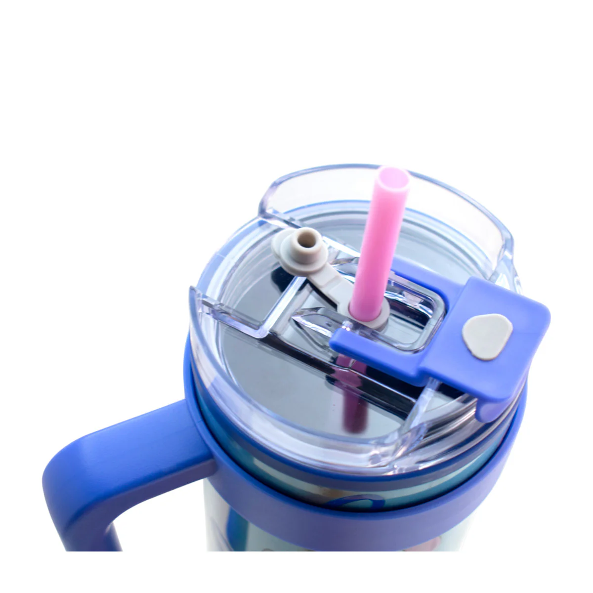 Termo de Acero Inoxidable con Doble Pared, Tapa Doble y Popote Distintos Personajes 1.2 Lt - Imagen 6