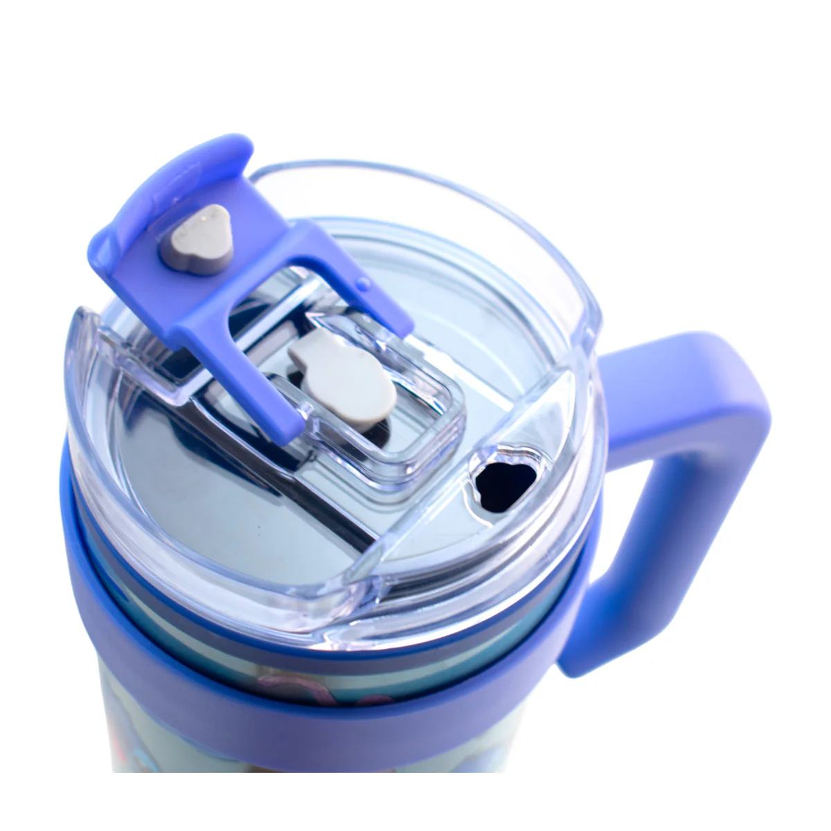 Termo de Acero Inoxidable con Doble Pared, Tapa Doble y Popote Distintos Personajes 1.2 Lt - Imagen 5