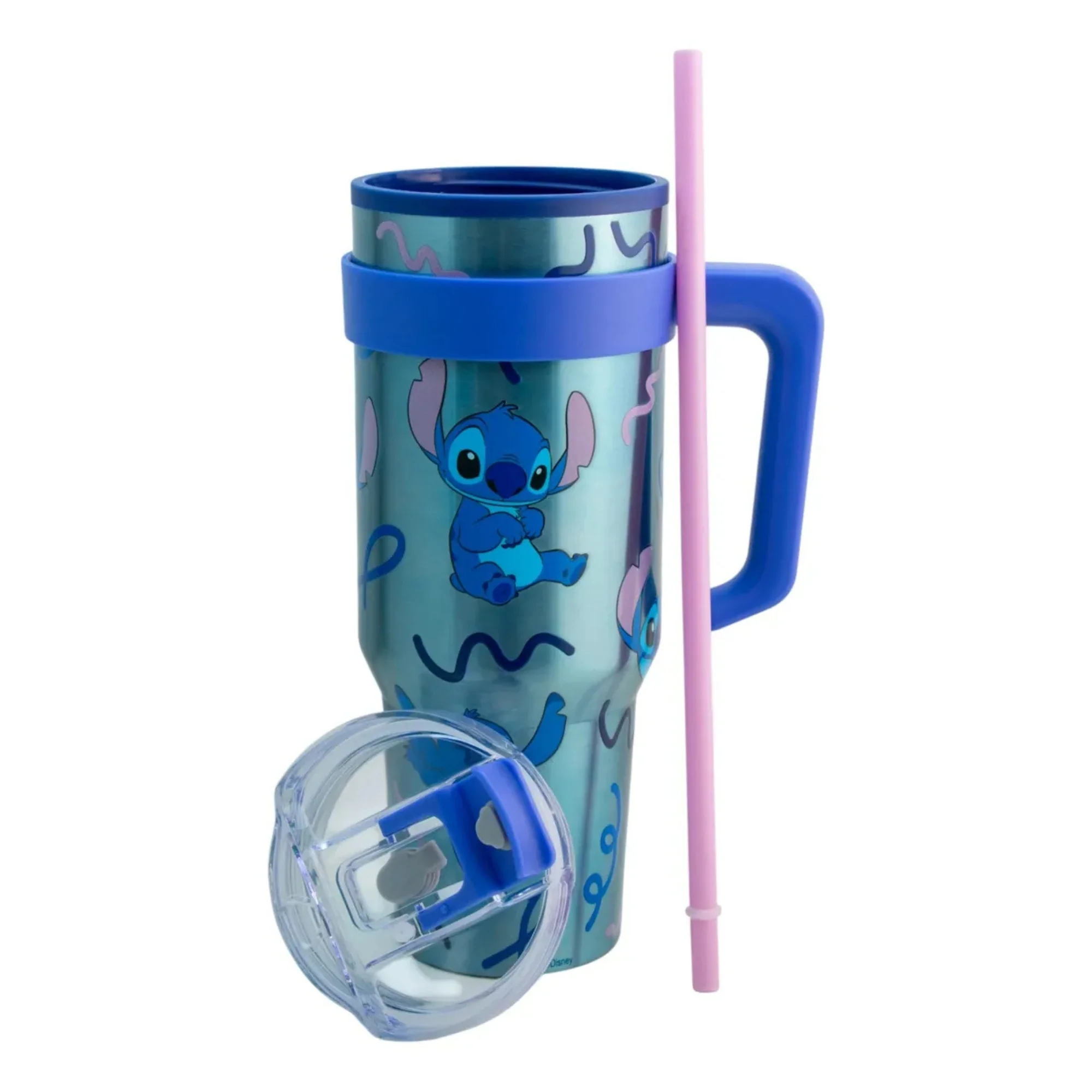 Termo de Acero Inoxidable con Doble Pared, Tapa Doble y Popote Distintos Personajes 1.2 Lt - Imagen 7