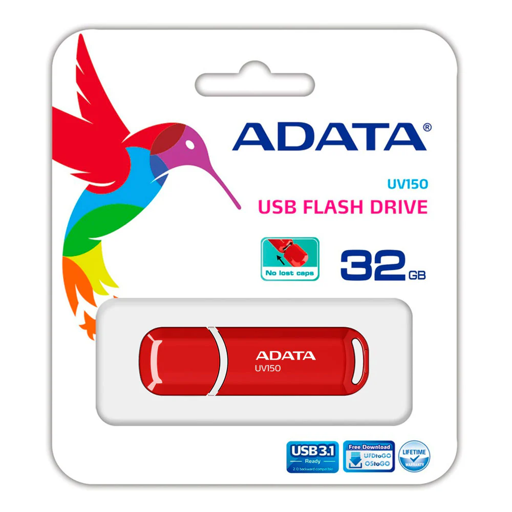 Memoria USB Adata 32GB Rojo UV240 (ASOC) J05819