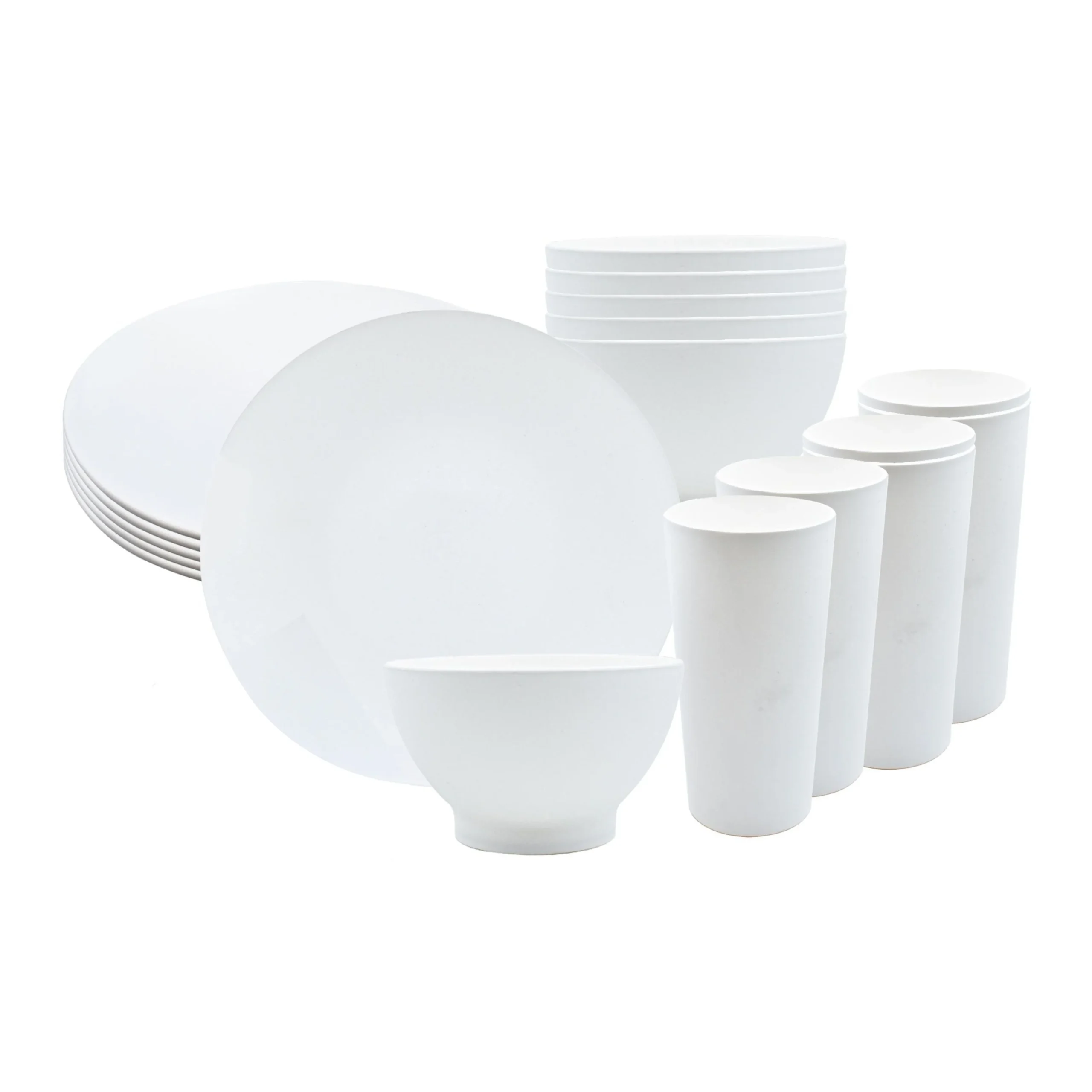 Vajilla Plástico Coza Para 6 Personas 18 Pzas