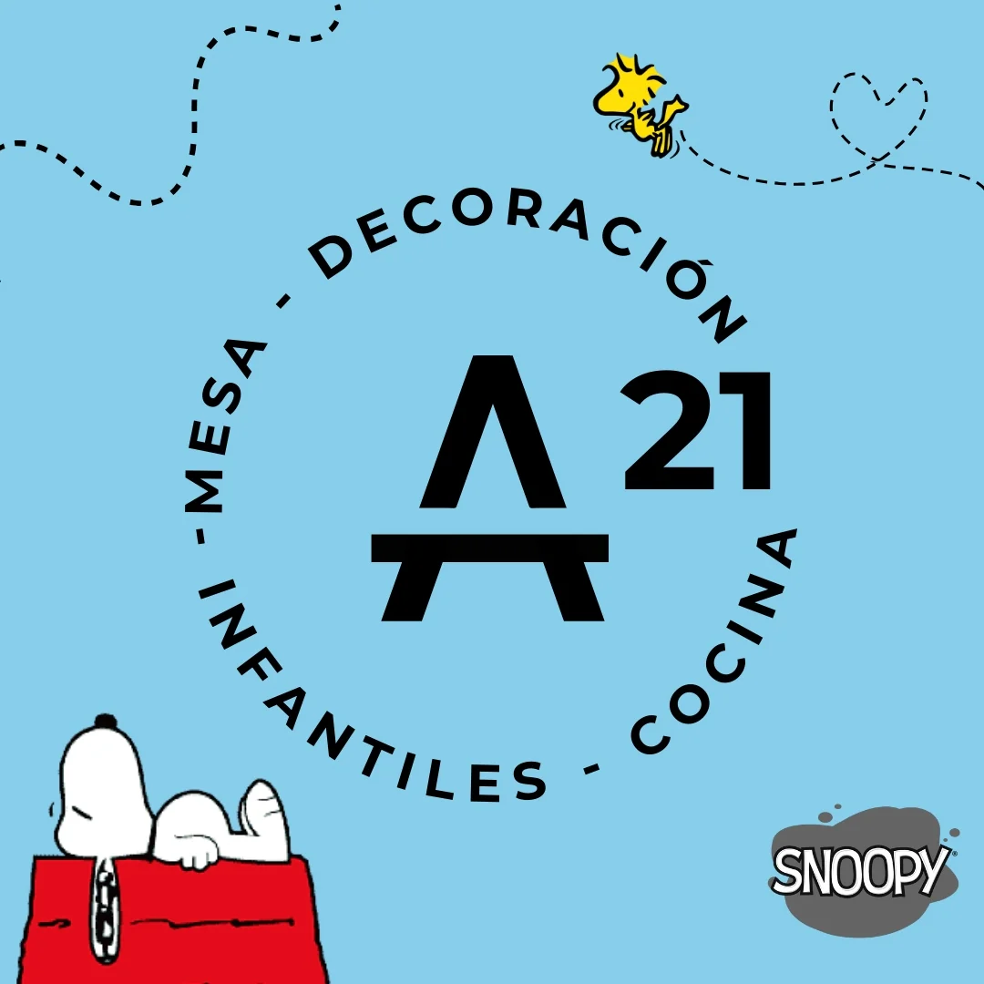 Vajilla Snoopy Charlie Brown Bambú Ecológica Colección 12pz - Imagen 6