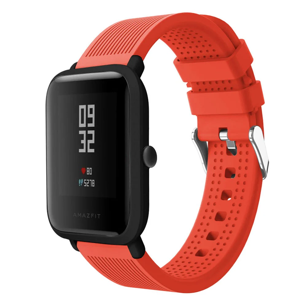 Pulsera Banda de Reemplazo de Silicona Texturizada para Xiaomi Amazfit Bip J06428 - Imagen 9