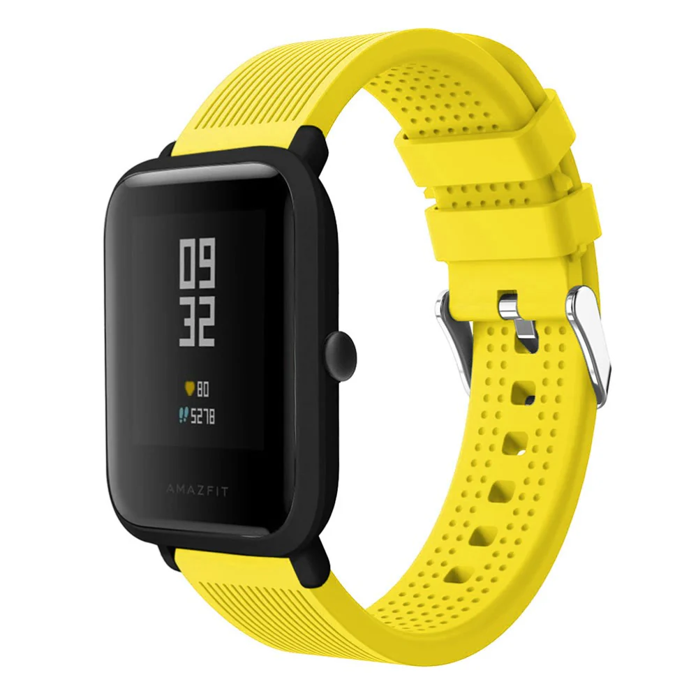 Pulsera Banda de Reemplazo de Silicona Texturizada para Xiaomi Amazfit Bip J06428 - Imagen 8