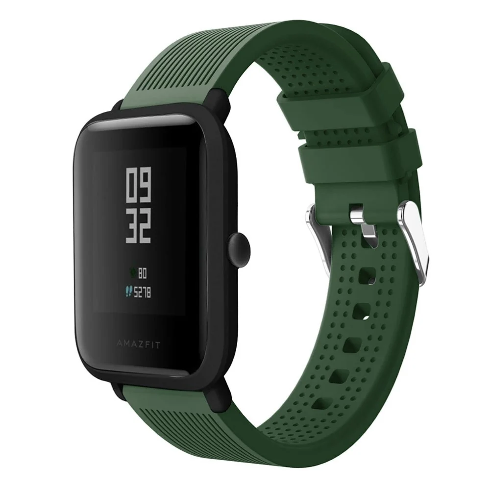 Pulsera Banda de Reemplazo de Silicona Texturizada para Xiaomi Amazfit Bip J06428 - Imagen 6
