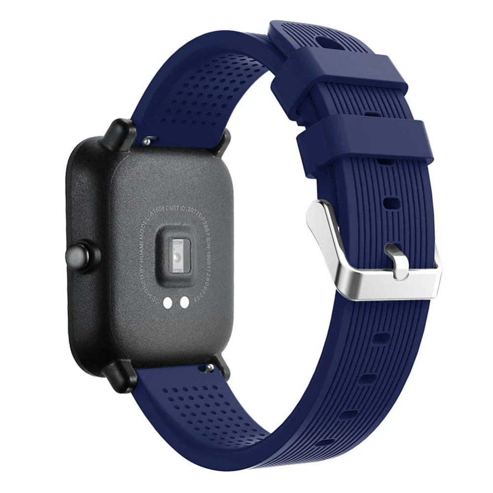 Pulsera Banda de Reemplazo de Silicona Texturizada para Xiaomi Amazfit Bip J06428 - Imagen 4