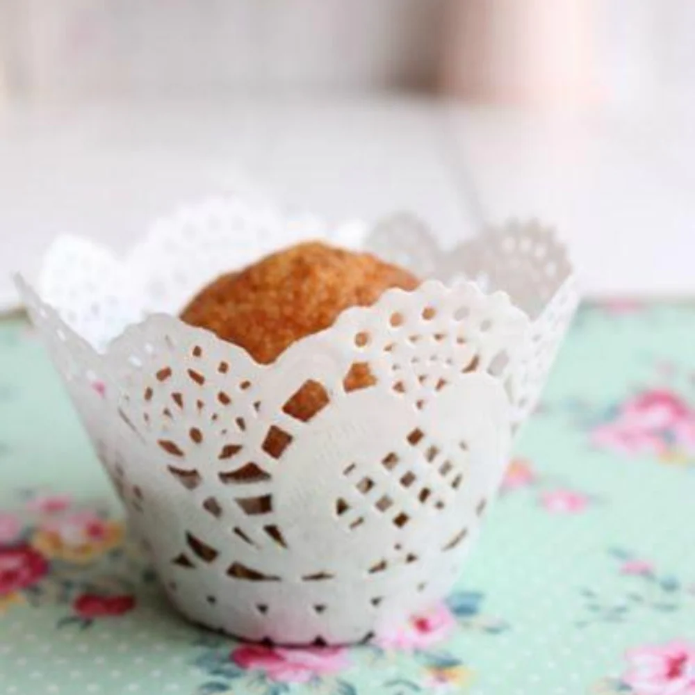 Blondas de Papel Blancas para Repostería - Imagen 3