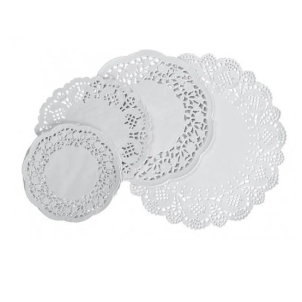 Blondas de Papel Blancas para Repostería