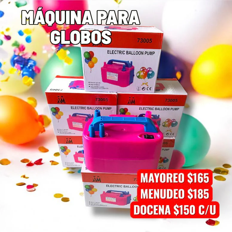 Inflador De Globos Eléctrico Maquina Para Globos J05284