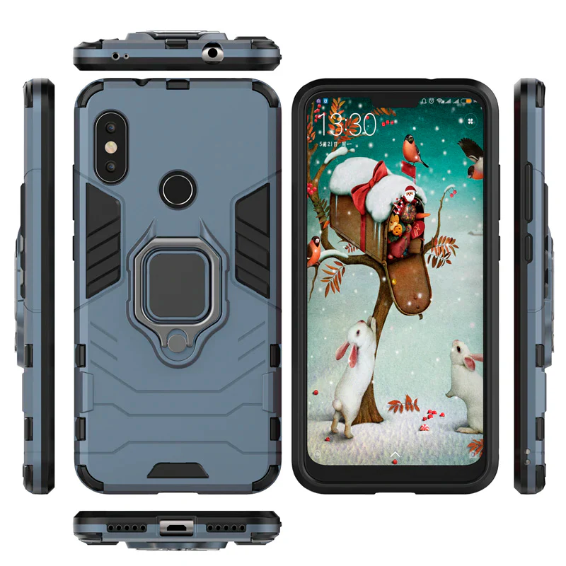 Funda con Anillo para Xiaomi Mi A2 Lite - Imagen 2