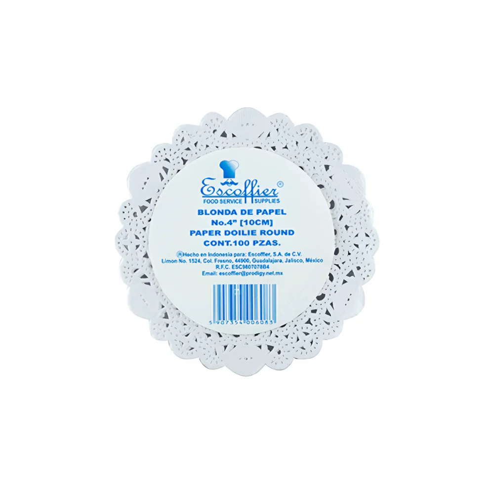 Blondas de Papel Blancas para Repostería - Imagen 4