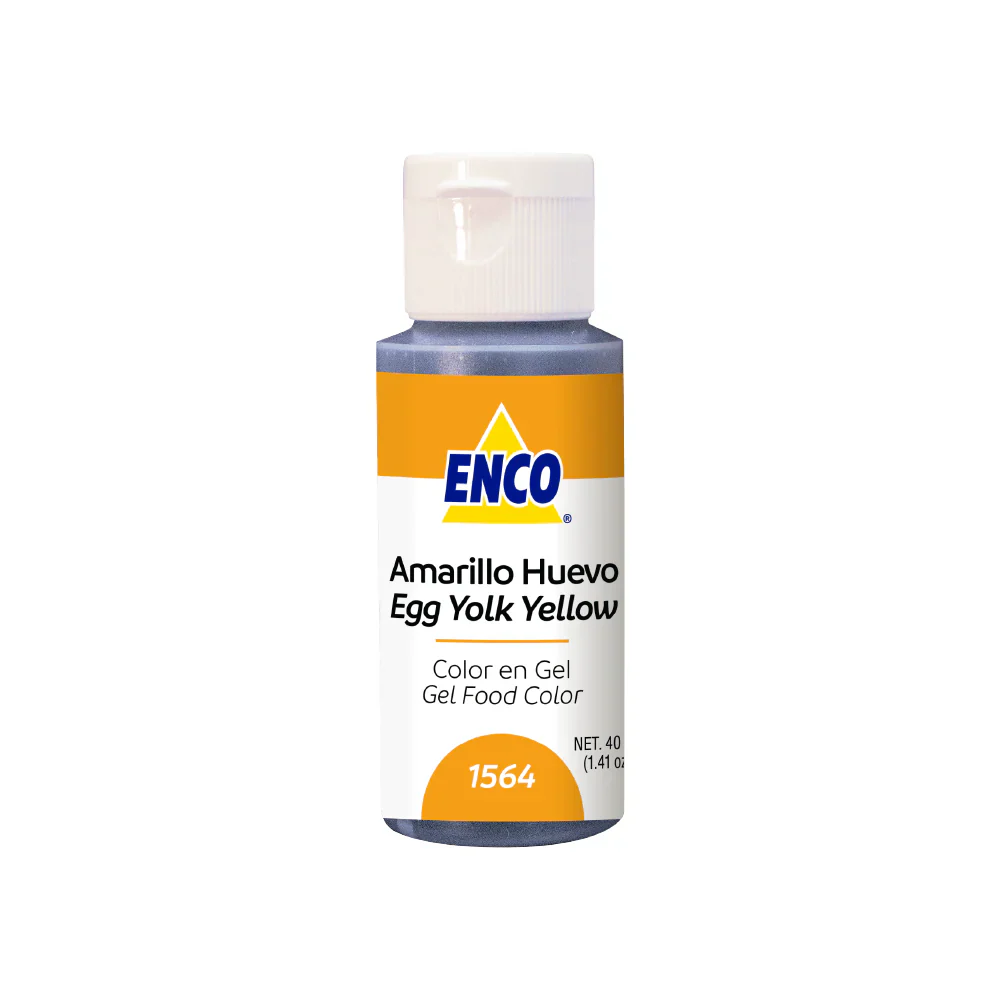 Color en Gel ENCO Amarillo Huevo 40 grs.