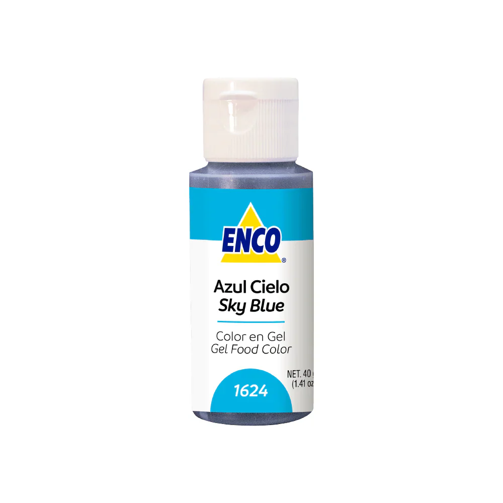 Color en Gel Azul Cielo 40 grs. ENCO