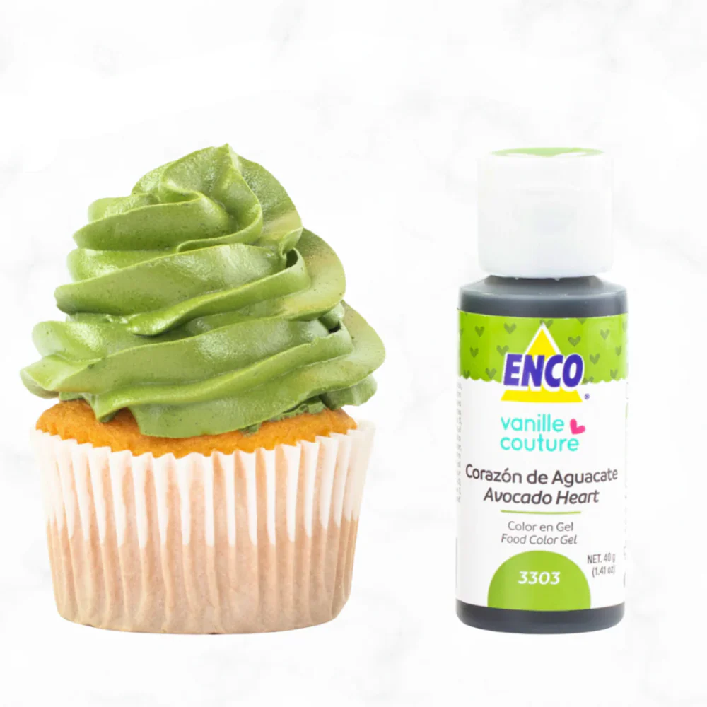 Color en Gel Corazón Aguacate ENCO 40 grs. - Imagen 2