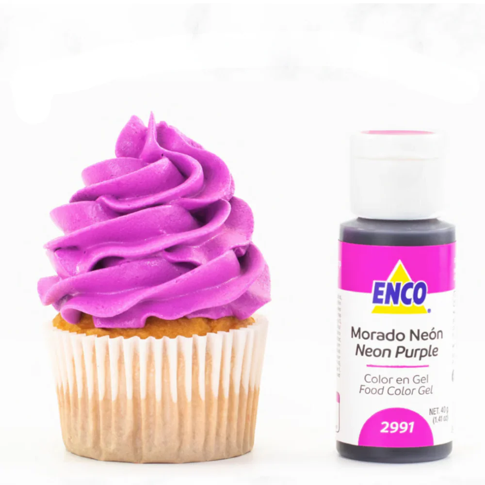 Color en Gel Morado Neón 40 grs. ENCO - Imagen 2