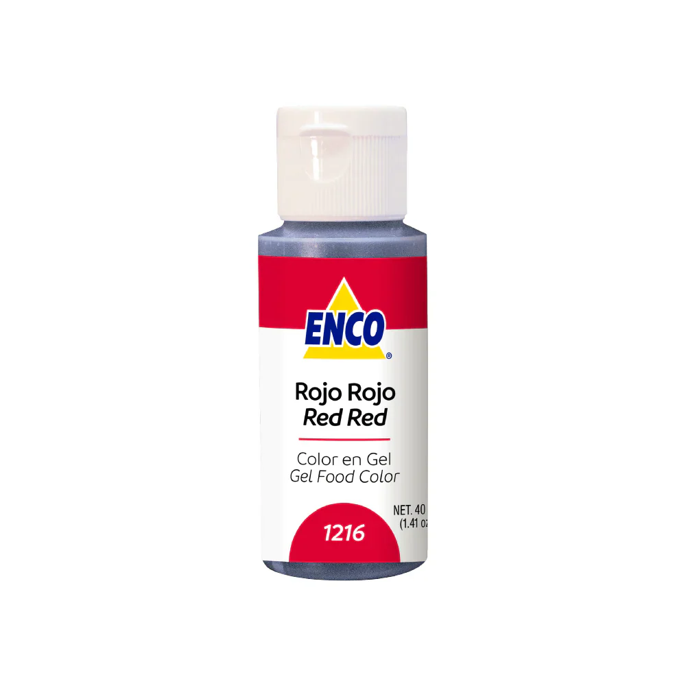 Color en Gel ENCO Rojo Rojo 40 grs.
