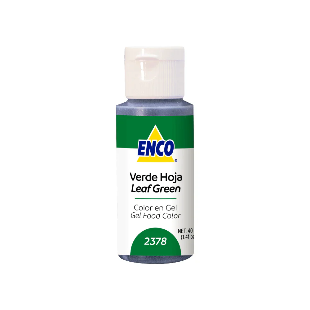 Color en Gel Verde Hoja ENCO 40 grs.