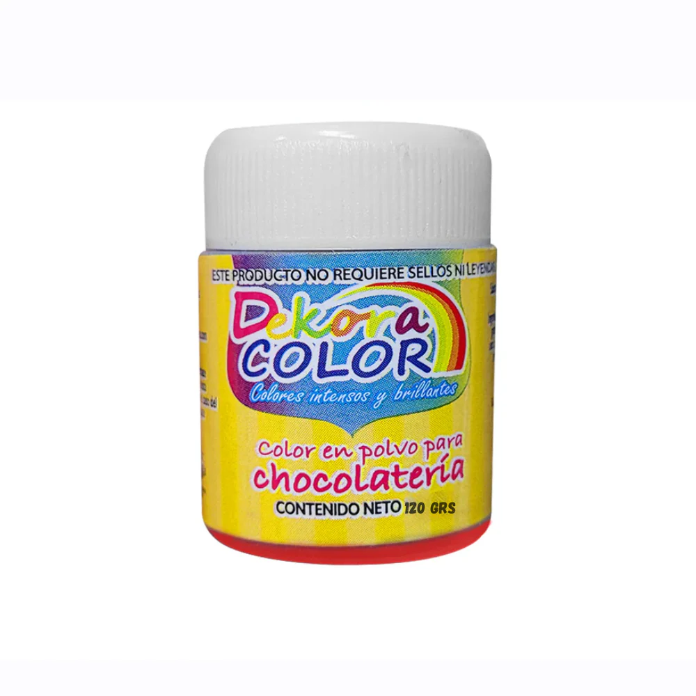 Colorante en Polvo para Chocolate Rojo 120 grs.