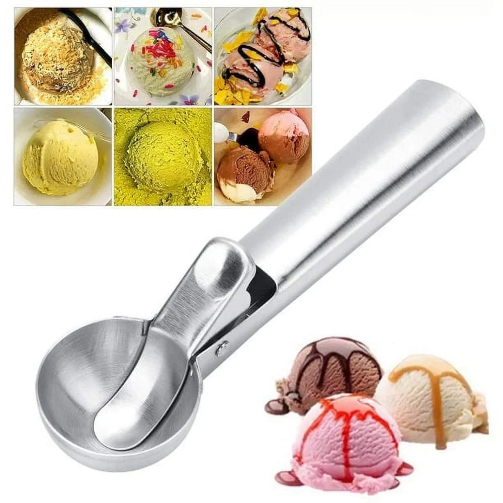 Cuchara para Helado de Acero Inoxidable Chica - Imagen 2