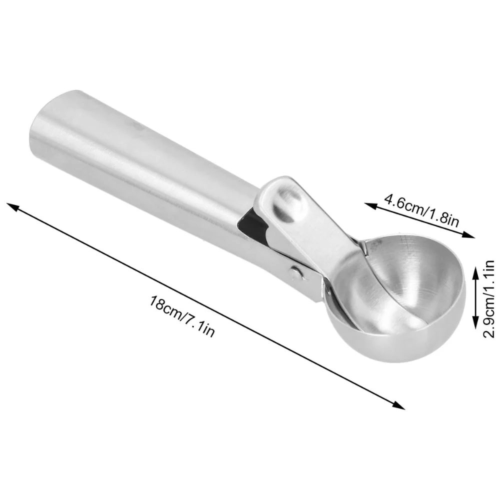 Cuchara para Helado de Acero Inoxidable Chica - Imagen 5