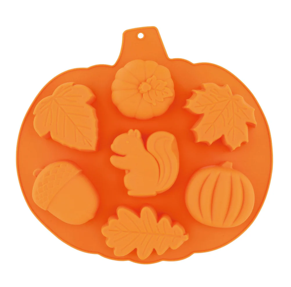 Molde Otoño Calabaza y Ardilla - Imagen 2