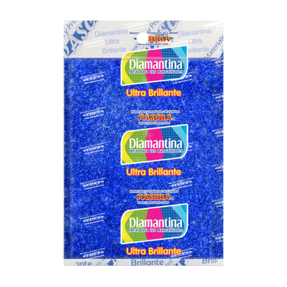 Diamantina Fina Azul Rey 50 grs.