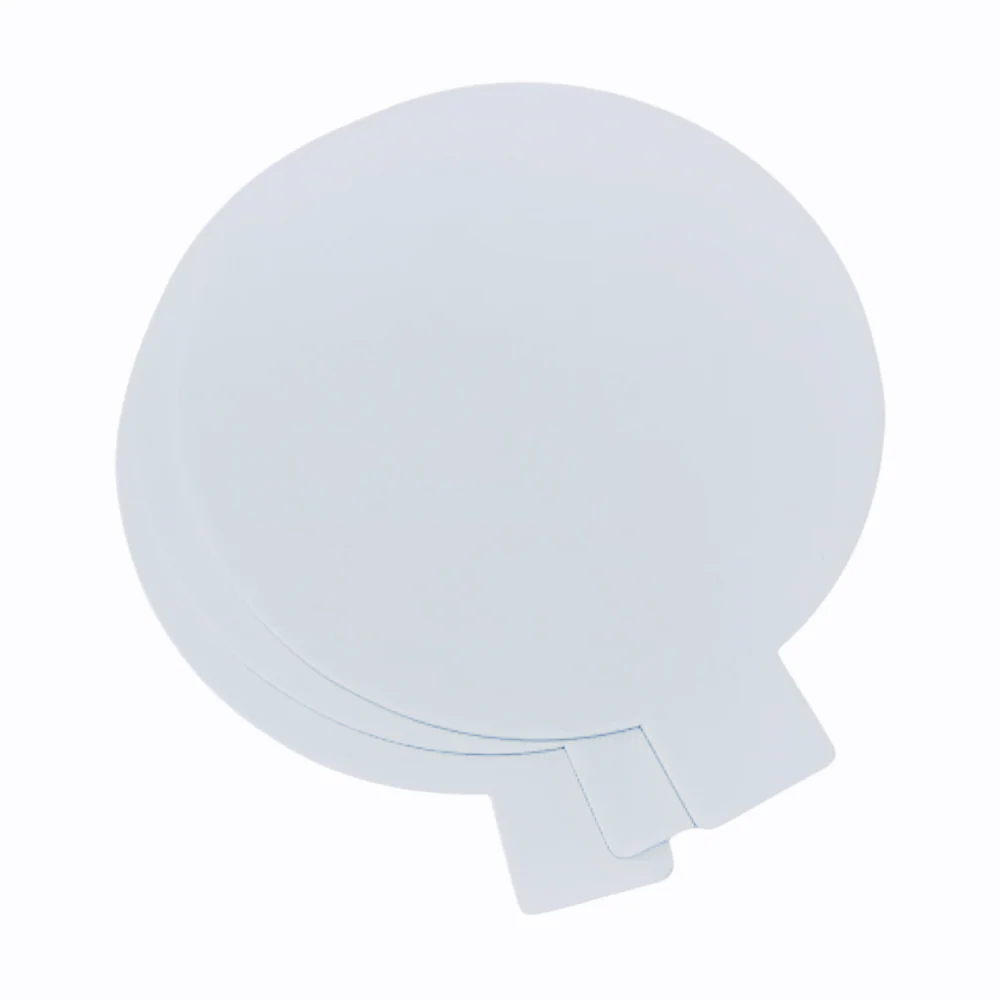 Mini Base de Cartón Blanco con Pestaña 8 cm - Imagen 2