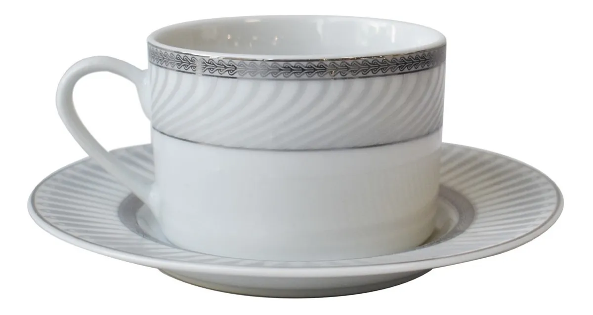 Vajilla de Porcelana Platino Top Choice 47 Piezas - Imagen 3